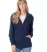 Alternative Apparel 8805PF Unisex Eco-Cozy Fleece  in Midnight navy front view