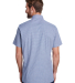 Artisan Collection by Reprime RP221 Mens Microchec in Navy/ white back view