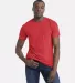 Next Level 6210 Men's CVC Crew in Red front view