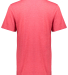 Augusta Sportswear 3065 Adult 3.8 oz., Tri-Blend T in Red heather back view