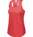 Augusta Sportswear 3079 Girls Lux Tri-Blend Tank RED HEATHER side view