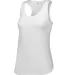Augusta Sportswear 3079 Girls Lux Tri-Blend Tank WHITE side view