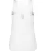 Augusta Sportswear 3079 Girls Lux Tri-Blend Tank WHITE back view