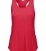 Augusta Sportswear 3079 Girls Lux Tri-Blend Tank RED HEATHER front view