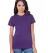 Bayside Apparel 3075 Ladies' Union-Made 6.1 oz., C in Purple front view