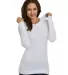 Bayside Apparel 3425 5 oz., Junior's Long-Sleeve Thermal Hoodie T-Shirt Catalog catalog view