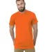 Bayside Apparel 5200 Tall 6.1 oz., Short Sleeve T- in Bright orange front view