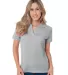 Bayside Apparel 1050 Junior's 6.2 oz., 100% Cotton in Dark ash front view