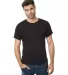 Bayside Apparel 9500 Unisex 4.2 oz., 100% Cotton F in Black front view