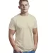 Bayside Apparel 9500 Unisex 4.2 oz., 100% Cotton F in Cream front view