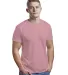 Bayside Apparel 9500 Unisex 4.2 oz., 100% Cotton F in Coral front view