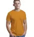 Bayside Apparel 9500 Unisex 4.2 oz., 100% Cotton F in Gold front view