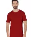 Bayside Apparel 9500 Unisex 4.2 oz., 100% Cotton F in Cardinal front view