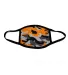 Bayside Apparel 1935 Adult Camo Face Mask in Orange camo front view