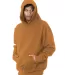 Bayside Apparel 4000 Adult Super Heavy Hooded Swea in Caramel brown front view
