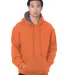 Bayside Apparel BA930 Adult Super Heavy Thermal-Li in Brt orng/ dk gry front view