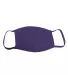 Bayside Apparel 1941 Youth Face Mask in Purple front view