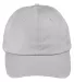 Big Accessories BX880SB Unstructured 6-Panel Cap in Light gray front view
