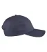 Big Accessories BX880SB Unstructured 6-Panel Cap in Navy side view