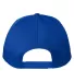 Big Accessories BX880SB Unstructured 6-Panel Cap in True royal back view