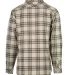 Burnside Clothing 8212 Woven Plaid Flannel With Bi in Grey/ steel back view
