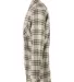 Burnside Clothing 8212 Woven Plaid Flannel With Bi in Grey/ steel side view