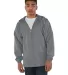 Champion Clothing CO125 Adult Full-Zip Anorak Jack in Graphite front view