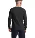 Champion Clothing T453 Unisex Heritage Long-Sleeve in Black back view