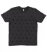 Code V 3929 Mens' Five Star T-Shirt SMOKE STAR front view