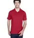 Core 365 TT20 Men's Charger Performance Polo SP SCARLET RED front view