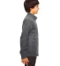 Core 365 TT90Y Youth Campus Microfleece Jacket SPORT GRAPHITE side view