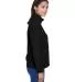 Core 365 TT80W Ladies' Leader Soft Shell Jacket BLACK side view