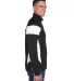 Core 365 TT34 Men's Elite Performance Full-zip BLACK/ WHITE side view