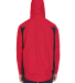 Team 365 TT86 Men's Dominator Waterproof Jacket in Sport red back view