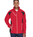 Team 365 TT86 Men's Dominator Waterproof Jacket in Sport red front view