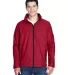 Core 365 TT70 Adult Conquest Jacket With Mesh Lini SP SCARLET RED front view