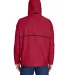 Core 365 TT70 Adult Conquest Jacket With Mesh Lini SP SCARLET RED back view