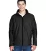 Core 365 TT70 Adult Conquest Jacket With Mesh Lini BLACK front view