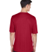 Team 365 TT11 Men's Zone Performance T-Shirt in Sport scrlet red back view