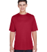 Team 365 TT11 Men's Zone Performance T-Shirt in Sport scrlet red front view