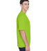 Team 365 TT11 Men's Zone Performance T-Shirt in Acid green side view