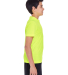 Team 365 TT11Y Youth Zone Performance T-Shirt in Safety yellow side view