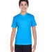 Core 365 TT11Y Youth Zone Performance T-Shirt ELECTRIC BLUE front view