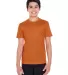 Core 365 TT11Y Youth Zone Performance T-Shirt SPRT BRNT ORANGE front view