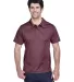 Core 365 TT21 Men's Command Snag Protection Polo SPRT DARK MAROON front view