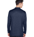 Core 365 CE401 Men's Kinetic Performance Quarter-Z in Classc nvy/ crbn back view