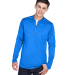 Core 365 CE401 Men's Kinetic Performance Quarter-Z in Tru royal/ crbn front view