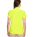 Core 365 78181R Ladies' Radiant Performance Piqué SAFETY YELLOW back view
