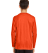 Team 365 TT11YL Youth Zone Performance Long-Sleeve in Sport orange back view