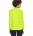Core 365 TT11WL Ladies' Zone Performance Long-Slee SAFETY YELLOW back view
